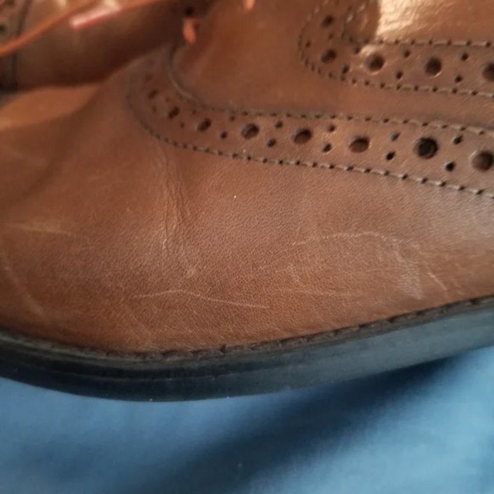 Johnston & Murphy Conard Men's Tan Leather Wingti… - image 4